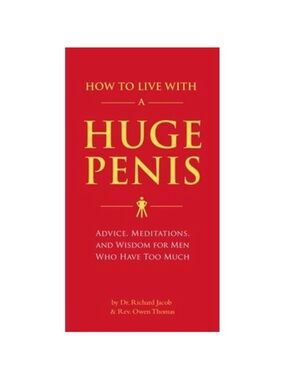 How to Live With a Huge Penis Paperback Book Gag Gift for Men NWOT